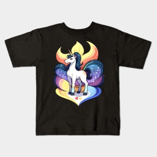 Unicorn Rainbow 11 Kids T-Shirt